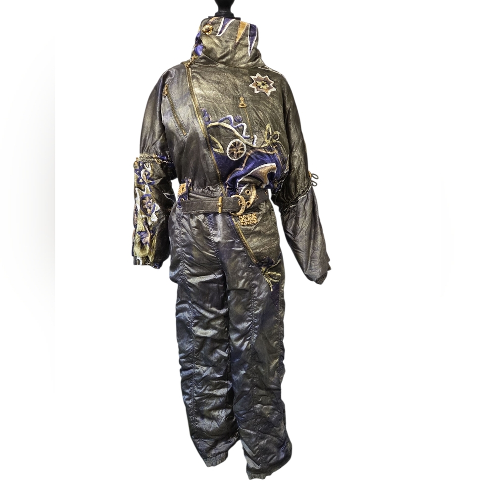 5th Avenue Gold, Purple and Blue Snowsuit Size 6US